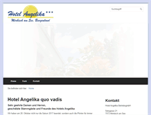 Tablet Screenshot of hotelangelika.com